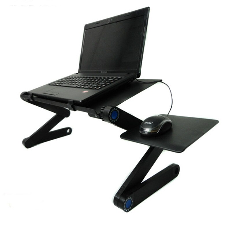 Multifunctionele Draagbare Sofa Laptop Tafel Ergonomische Mobiele Laptop Table Stand Voor Bed Opvouwbare Notebook Bureau Met Muismat