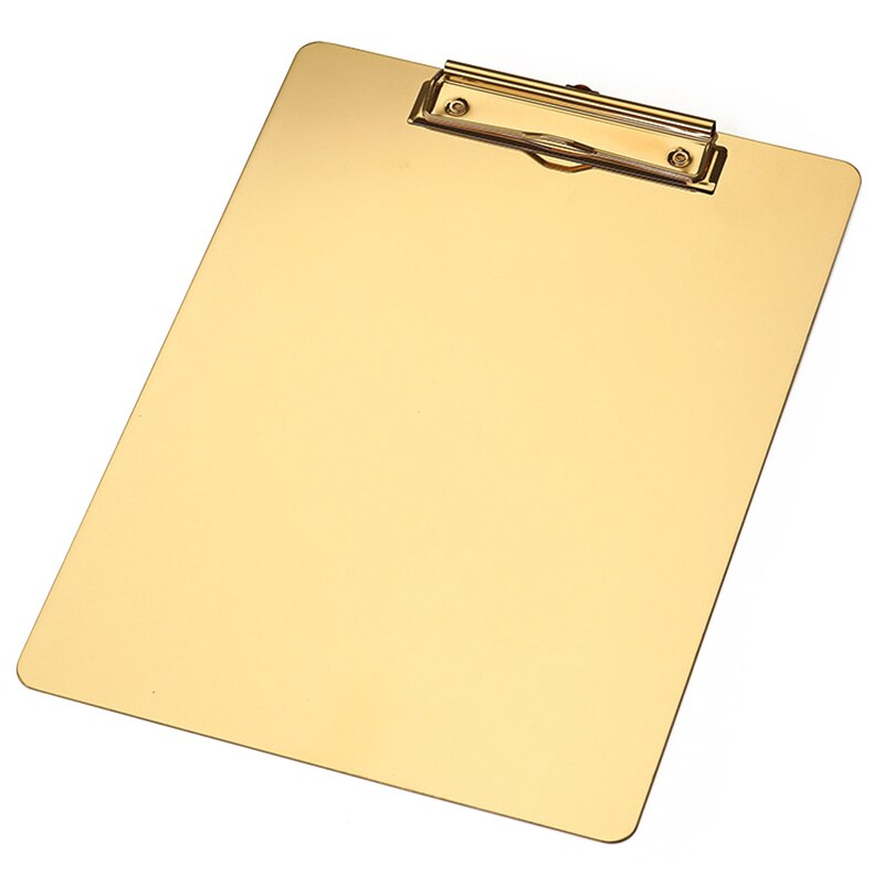 Gold Folder A5 Board Folder Student Stationery Writing Board