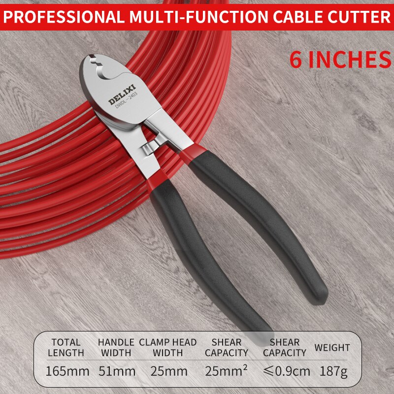 Insulated Cable Cutter Wire Stripper Electrician Shears Pliers Scissors Cutting Tools Manual 6 8 10 Inch Stranding Pliers: Light Blue