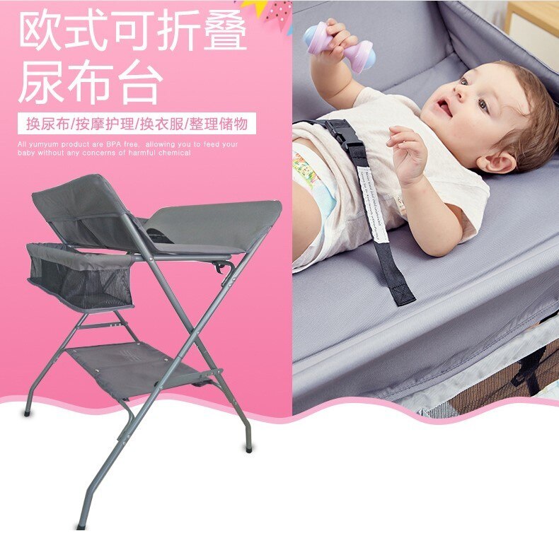 Luier Veranderende Tafel Baby Care Desk Pasgeboren Baby Verandering Luier Veranderende Tafel Massage Baby Caretable Opvouwbare Veranderende Case hwc