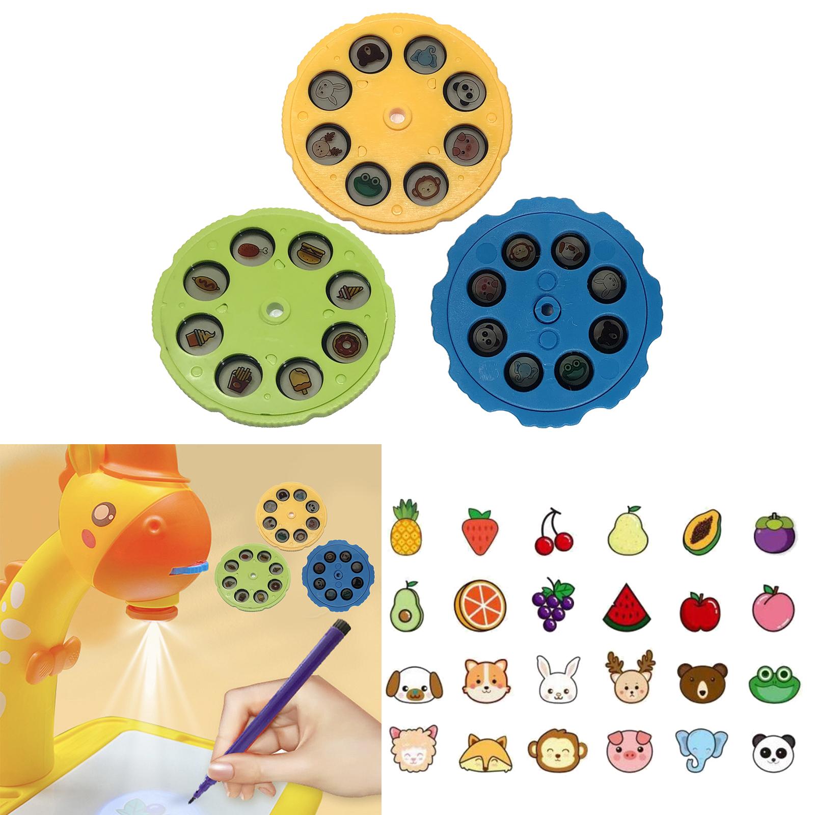 Drawing Projector Pattern Slides, Learning Paint Tools Projection Pattern Slides