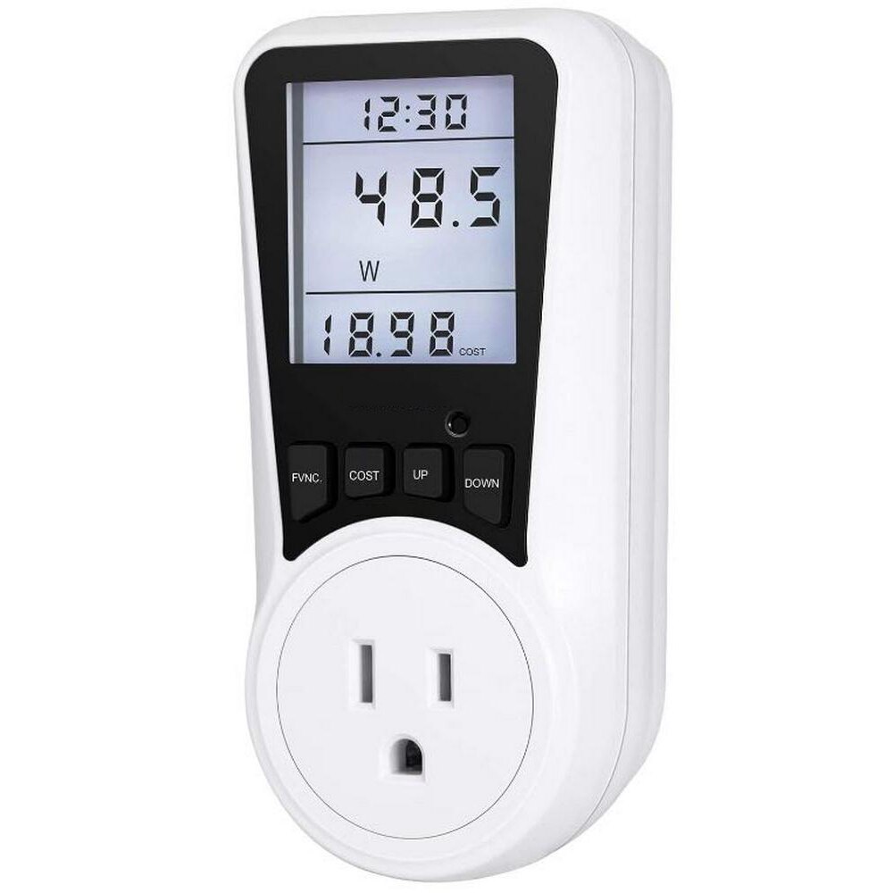 240V AC Digital LCD Power Meter Wattmeter Socket Wattage KWV Energy Meter FR US UK AU BR Plug Measuring Outlet Power Analyzer