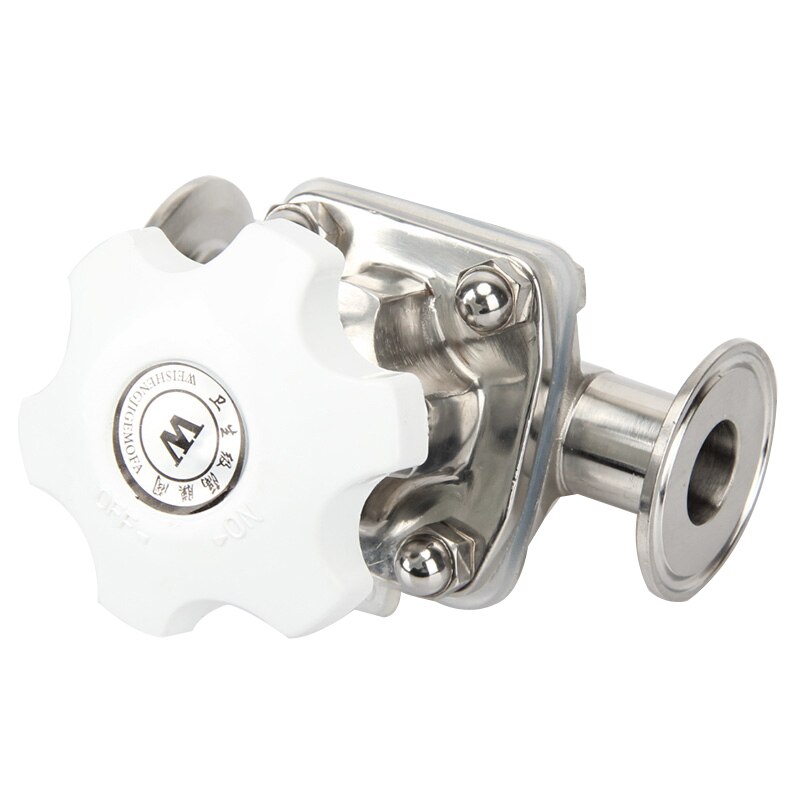 Sanitary 316L Stainless Steel Tri Clamp Diaphragm Valve 1.5'' Tri-clamp Connection