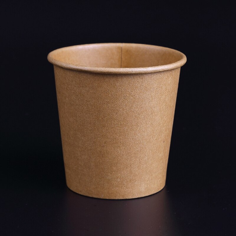 100Pcs/Pack Paper Coffee Cup Disposable Paper Cup Eco Friendly Tea Cup Drinking Accessories