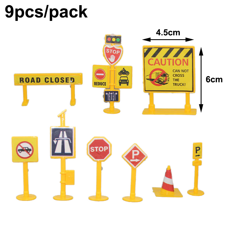 7 stks Bouw Cupcake Topper Pick Dump Truck Graafmachine Tractor Party Cake Toppers voor Kinderen Verjaardag Baby Shower Party Decor: YELLOW