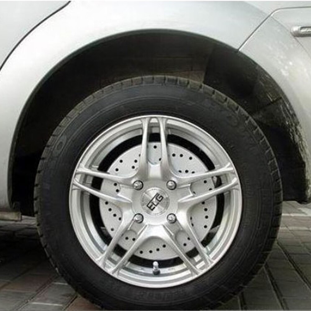 2 unids/set de modificación automática de la placa de tambor trasero de aleación de aluminio cubierta de freno de coche 26cm hoja de disco de rueda piezas de coche