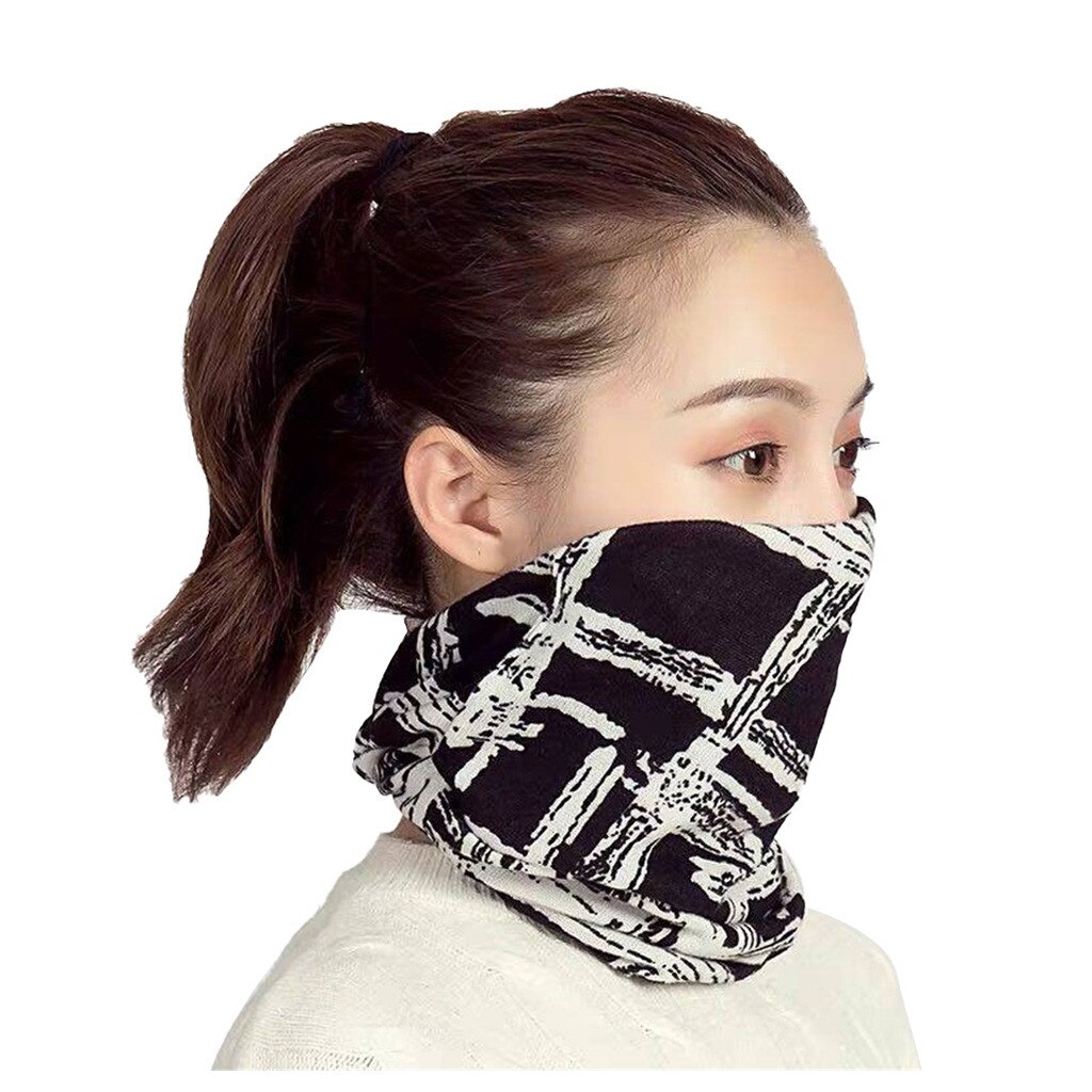 Multifunctionele Bib Vrouwen Hedging Herfst En Winter Koude Nek Bescherming Wilde Шапка Зимняя Женская Lente Echarpe Femme Hiver: H