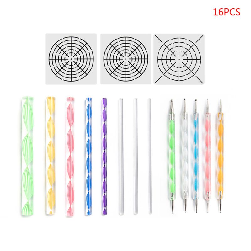 40pcs/set Mandala Dotting Tools for DIY Painting Rock Pottery Stencil Template X7YD: 26
