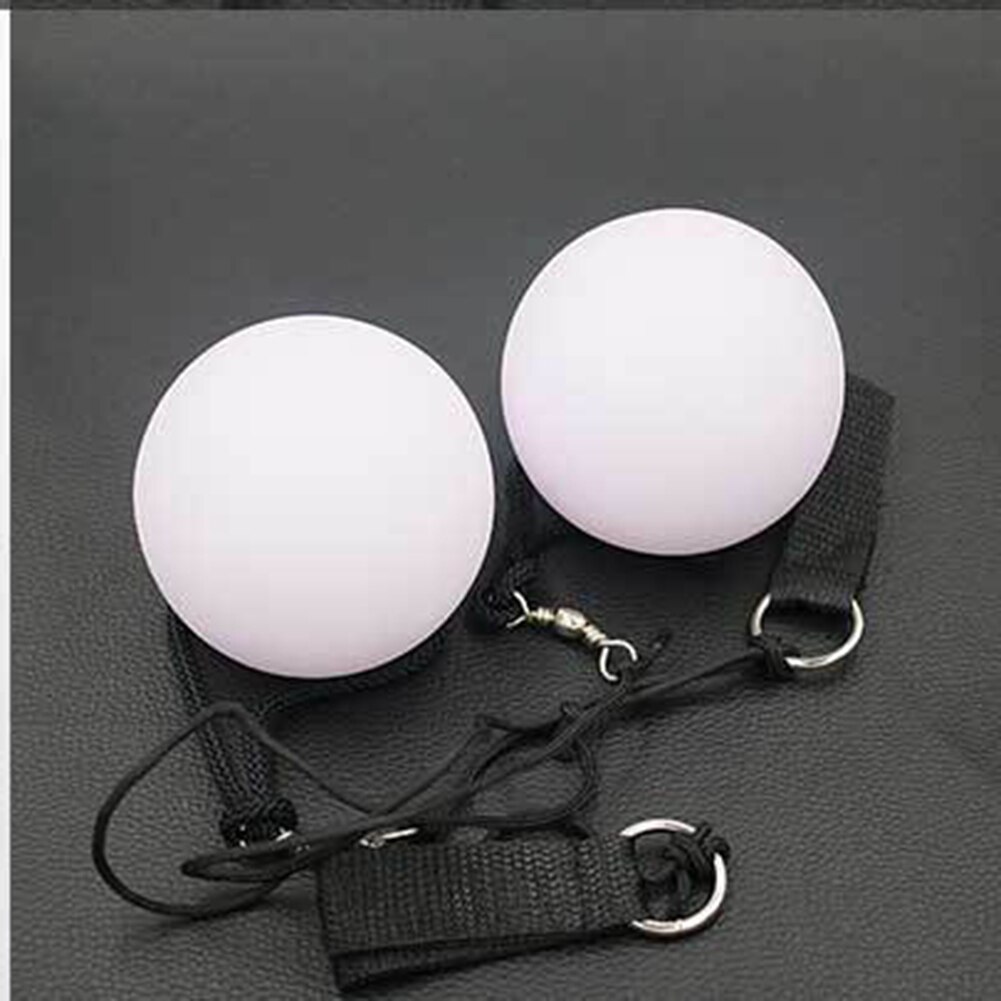 Bola luminiscente de lanzamiento, luz multicolor, malabares, bolas lanzadas, accesorios de baile