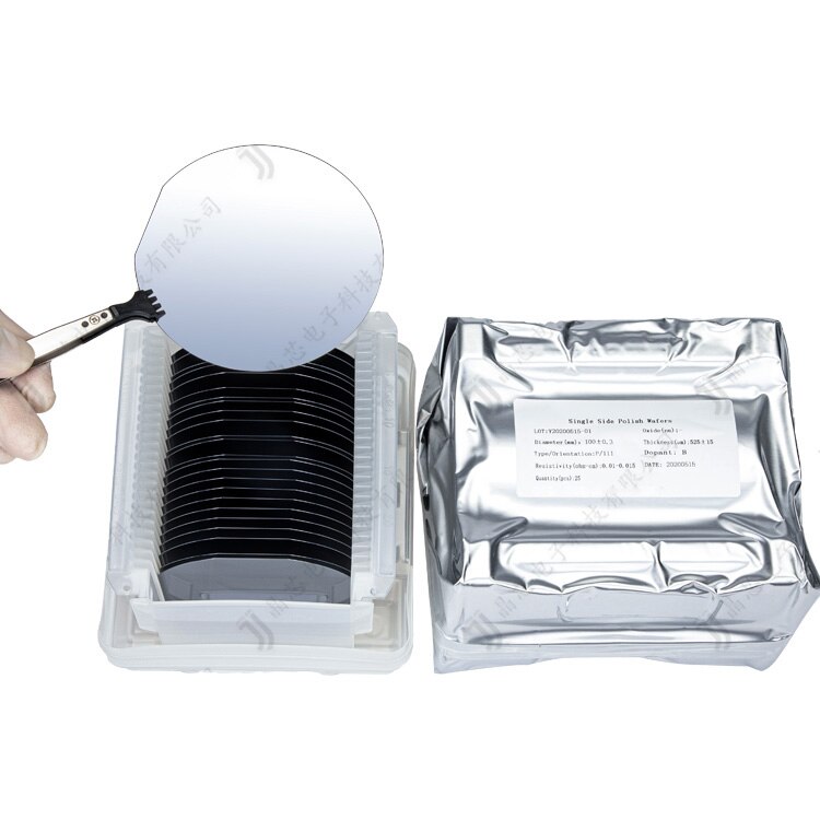 1-12 inch polished silicon wafer with high purity single crystal silicon electron microscope coated silicon wafer with scientifi