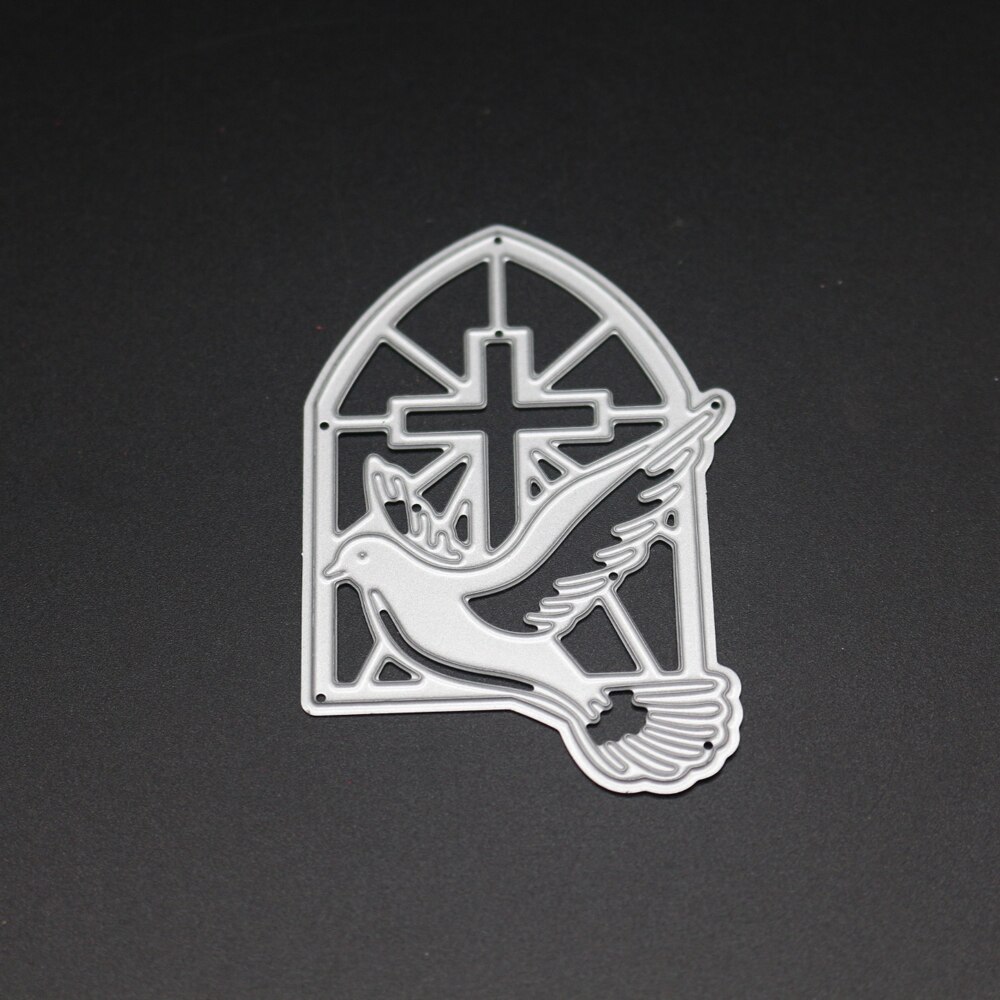 Due krydsskærende metal metal vindueskarm ramme stencil til diy scrapbooking fotoalbum dekorative prægning papir kortfremstilling: Default Title