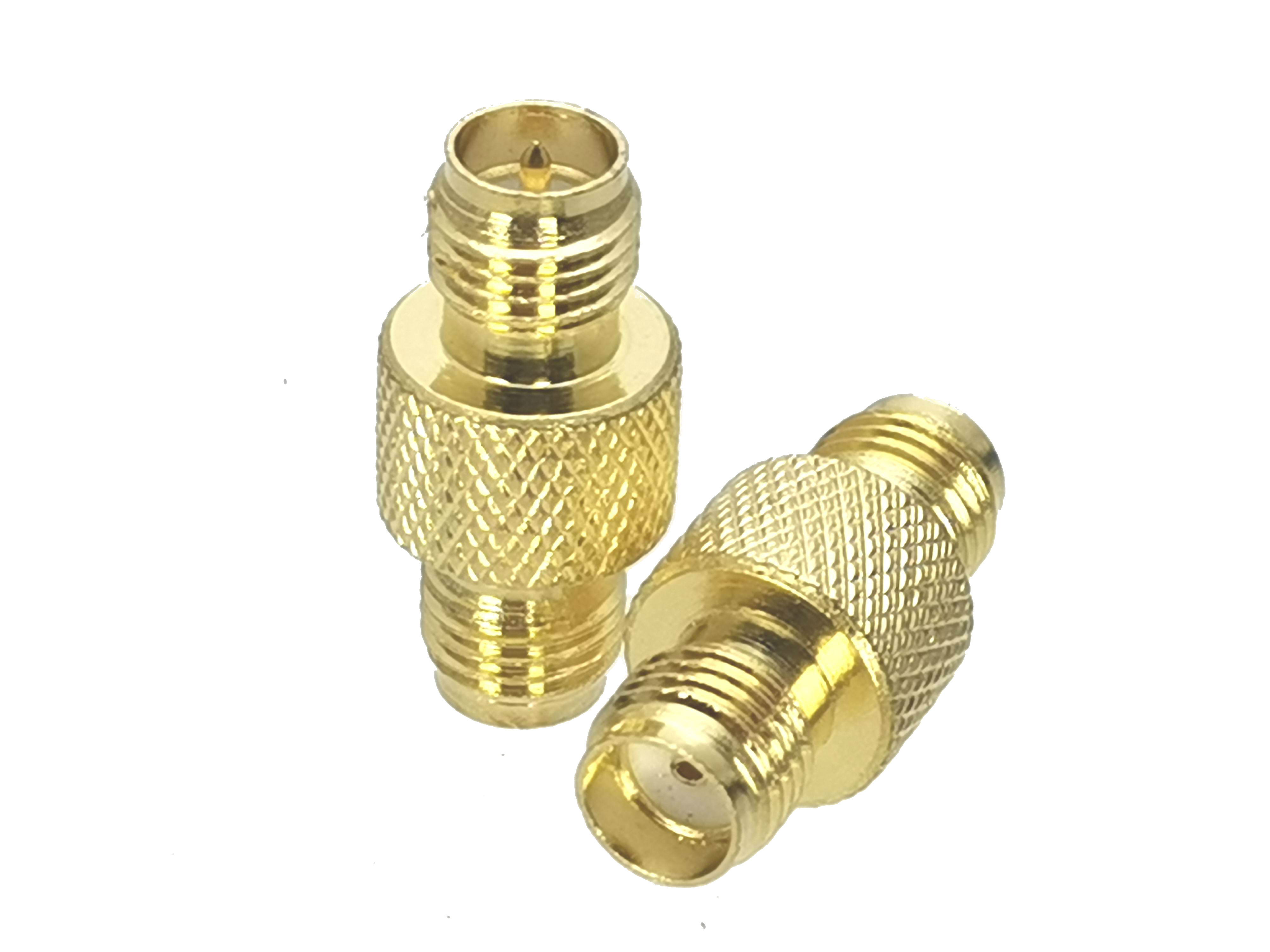 1Stck RP-SMA rpsma zu sma/RP-SMA Stecker & Buchse Buchse rf Koaxial Adapter Stecker Prüfung konverter: Armee Grün
