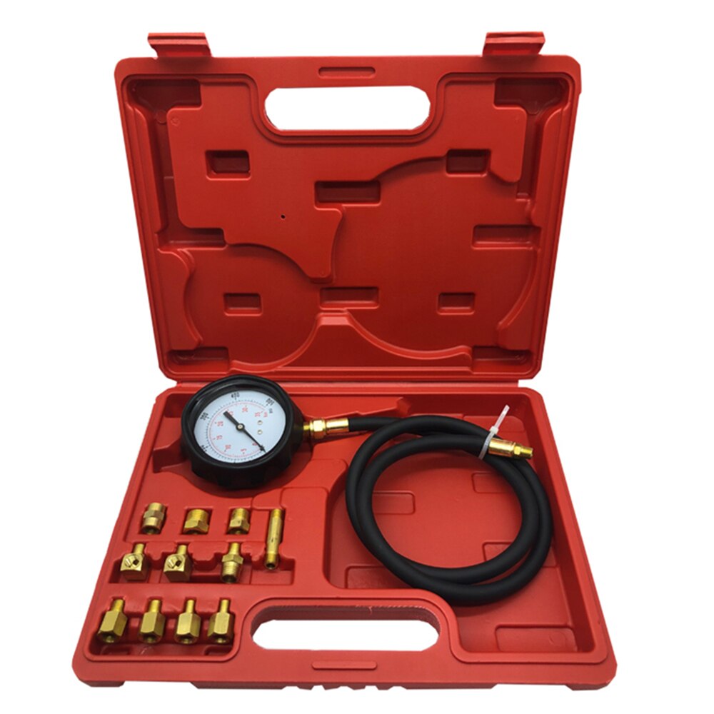 Multi-function Gearbox Pressure Gauge Automobile Hydraulic Oil Pressure Gauge TU-11A Dual-purpose Oil Pressure Detection Gauge: Default Title