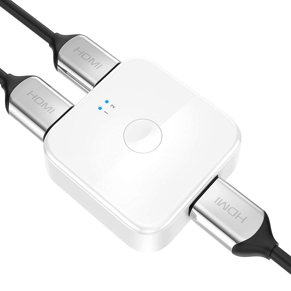 HDMI-compatible 4K HD 1.4 Bi-Directional Switch 4K@30Hz 2K@60Hz 1in 2out 2 in 1out High Speed Splitter Converter for Xbox PS4: Default Title