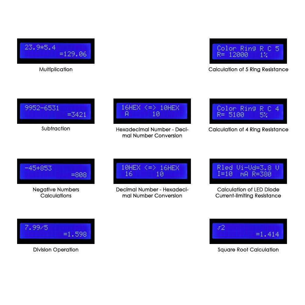 DIY Rechner Zähler Bausatz Rechner DIY Bausatz LCD Multi-zweck Elektronische Rechner Elektronik rechnen mit Acryl fallen