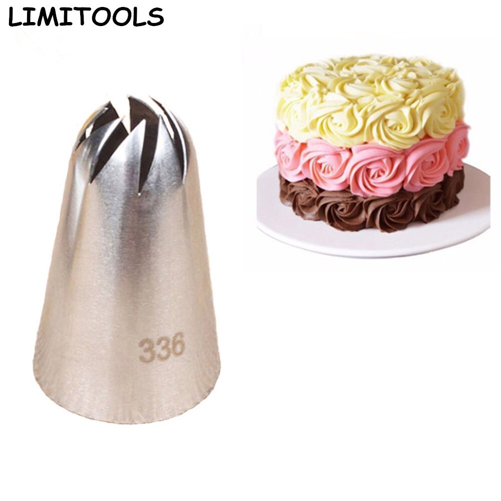 Limitools #336 Grote Size Icing Piping Nozzle Cake Decoratie Hoofd Bakkerij Gebak Tip Cake Decorating Tool