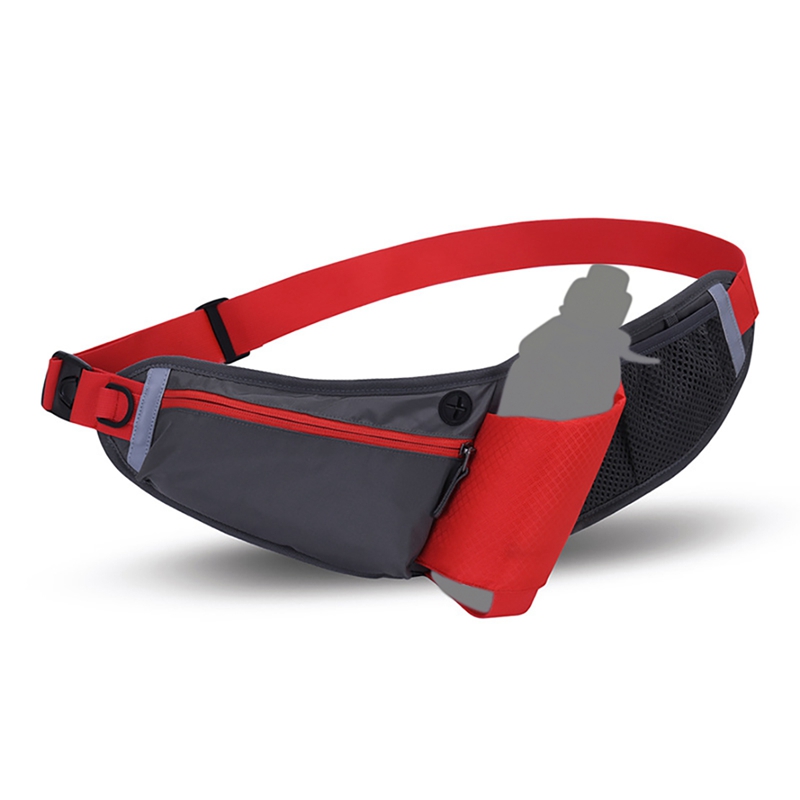 Running Waist Bag Marathon Sports Waist Pack Lightweight Hydration Belt For Climbing Hiking Racing Gym Fitness: Deep Blue