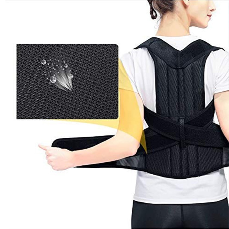 Houding Corrector Voor Mannen En Vrouwen Terug Houding Brace Sleutelbeen Ondersteuning Stop Slungelig En Hunching Verstelbare Rug Trainer