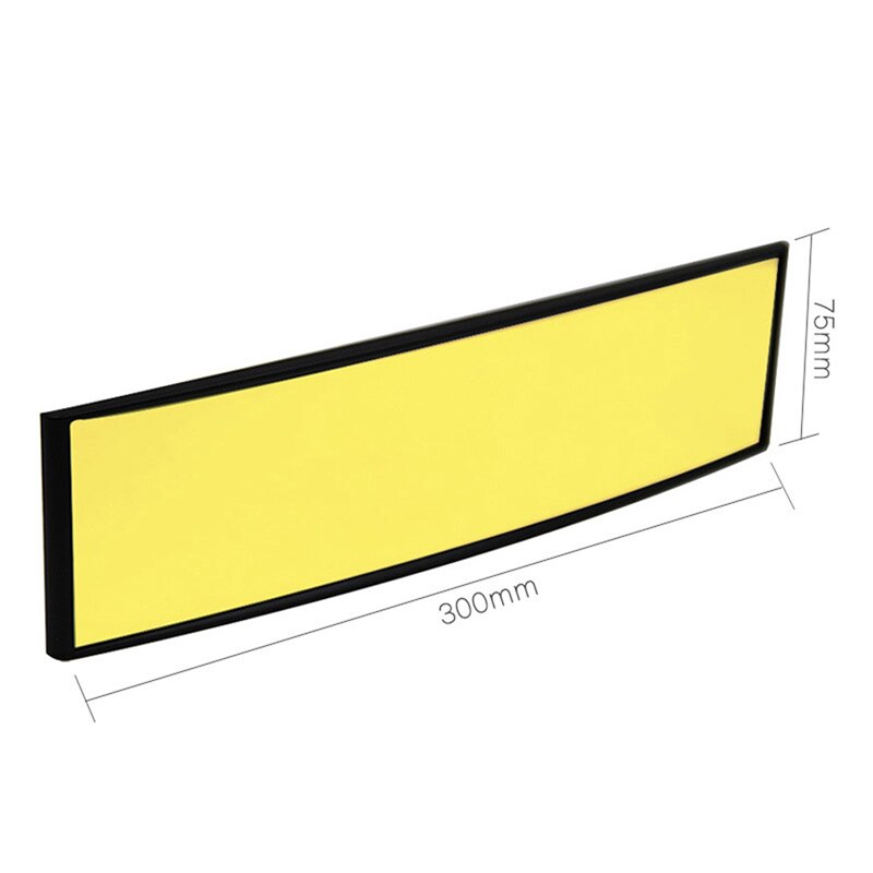 1PC Universal Auto Rear View Mirror Anti-glare Wide-angle Surface Blue Mirror