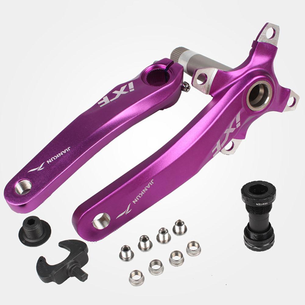 170mm bicicleta manivela IXF Izquierda/biela derecha + Fondo soportes de platos y bielas de aleación de aluminio de cigüeñal de bicicleta de montaña conjunto de piezas de ciclismo