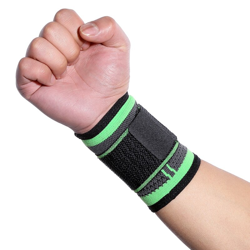 1pcs Nylon Adjustable Sports Wrist Brace Wrap Breathable Hand Wrist Bandage Support Fitness Gym Strap Wristband