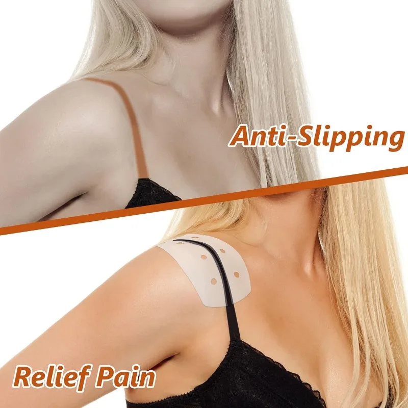 2/6 stücke Silikon nicht Unterhose Schulter Gurt Pads Weibliche Weiche Bh-träger Kissen Halfter Linderung Schmerzen Bh Schulter Pads für Frau