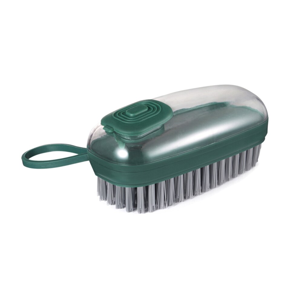 Multifunctionele Zeep Doseren Wassen Borstel Afwasborstel Schotel Scrubber Met Dispenser Schoonmaken Tool Keuken Accessoires: Green Single head