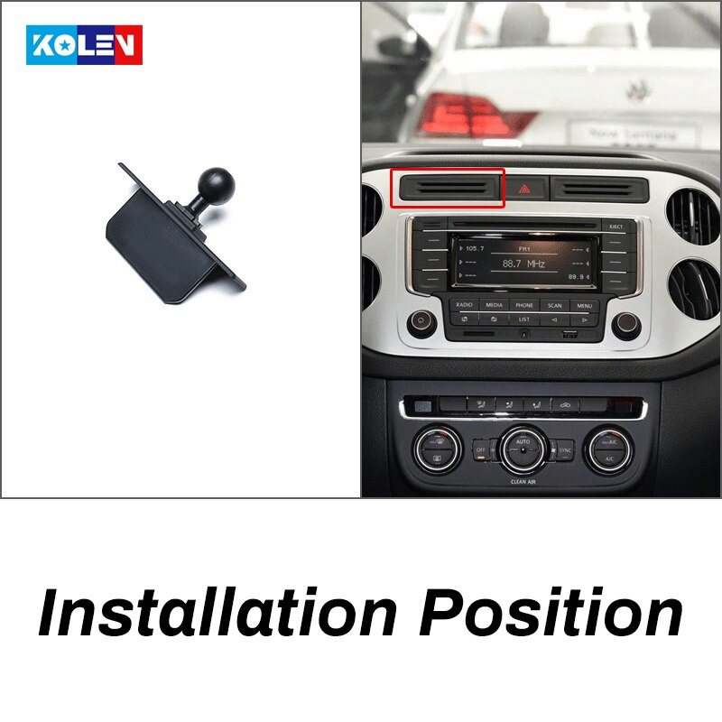 VW Tiguan para Volkswagen Passat Polo Golf Sportsvan , , , , soporte para móvil de coche soporte de gravedad de navegación soporte