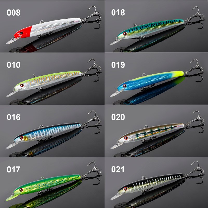 Noeby trolling lokker 180mm 48g flydende minnow dyb dykker fiskeri lokker stor cast trolling hård lokkemad til tun fiskegrej