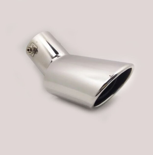 Car cover stainless steel muffler exterior end pipe dedicate exhaust tip tail outlet ornament For Honda Fit jazz: A0100Sa63