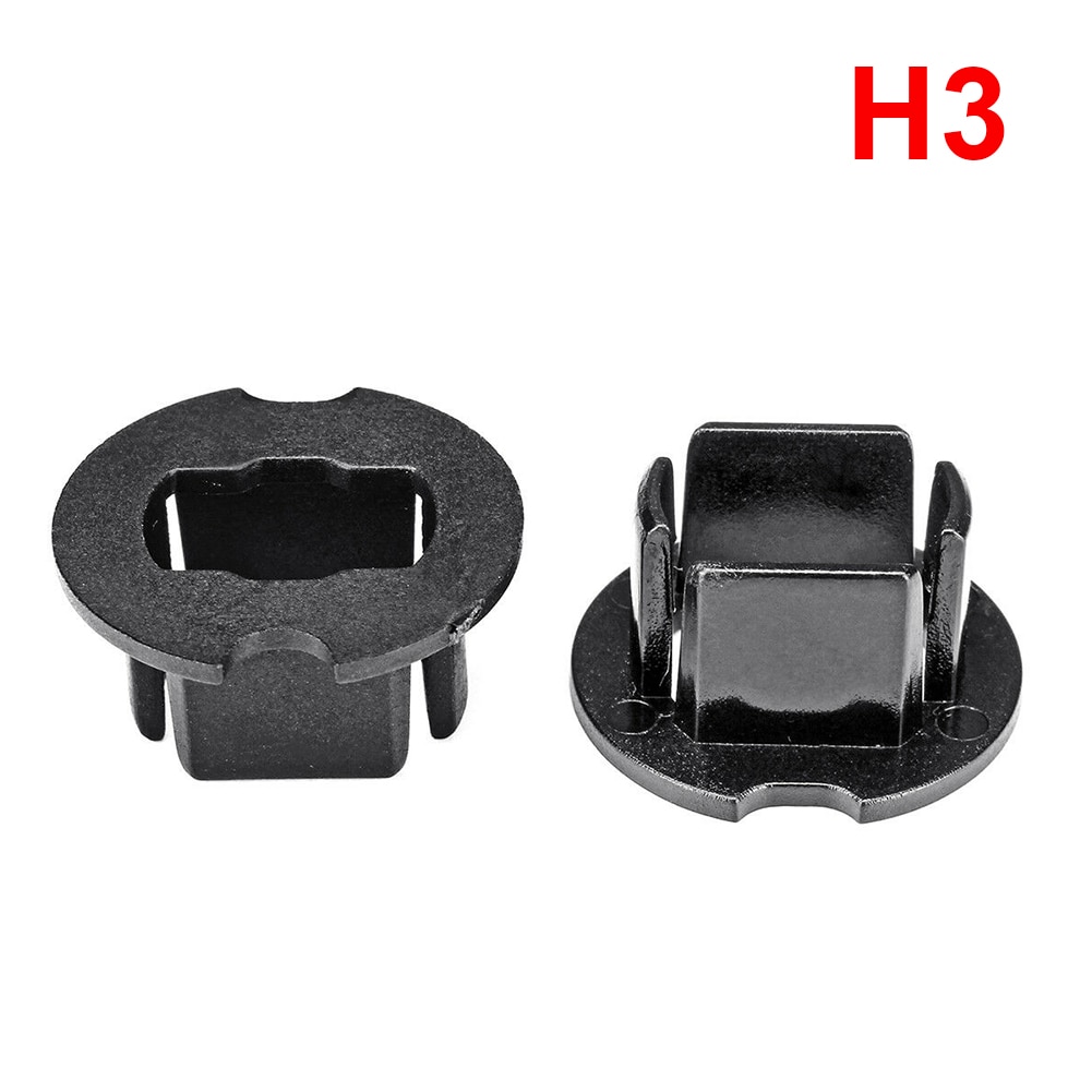 Adaptador de Base para bombillas de faros LED de coche, 2 uds., soporte de retención 9004/9005/H13/H11/H7/H4/H3/H1: H3