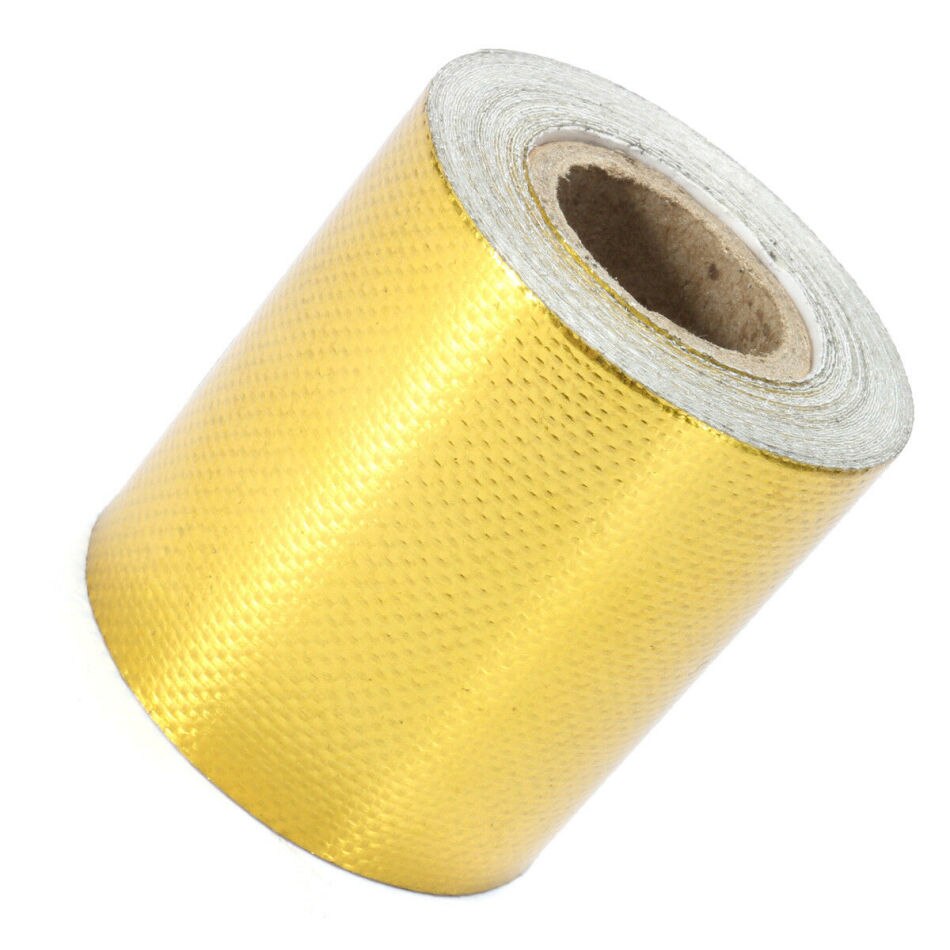 4.5m x 50mm folie isolering termo tape bil fortykket varmeskjold indtag wrap reflekterende motor rør dæksel temperatur isolat