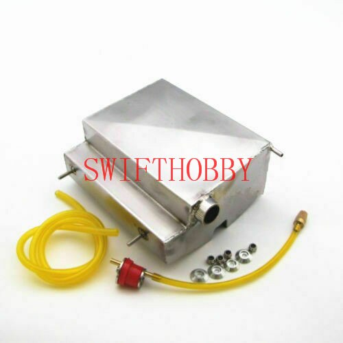 900cc Middle Stainless Steel 140*125*68mm Pro Fuel Tank for RC Boat