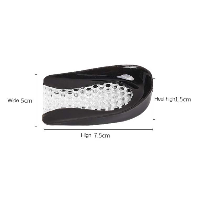 1 Paar Gel Binnenzool Silicone Voor Vrouwen Hak Kussen Inlegzolen Zolen Verlichten Voet Pijn Spur Ondersteuning Shoe Pad Hoge Hak insert