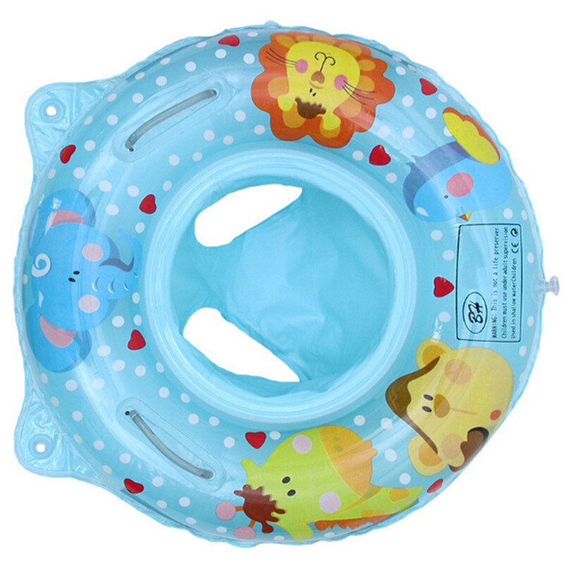 Double Handle Safety Baby Seat Float Swim Ring Inflatable Infant Kids Swimming Pool Rings Water Toys Swim Circle for Kids: b