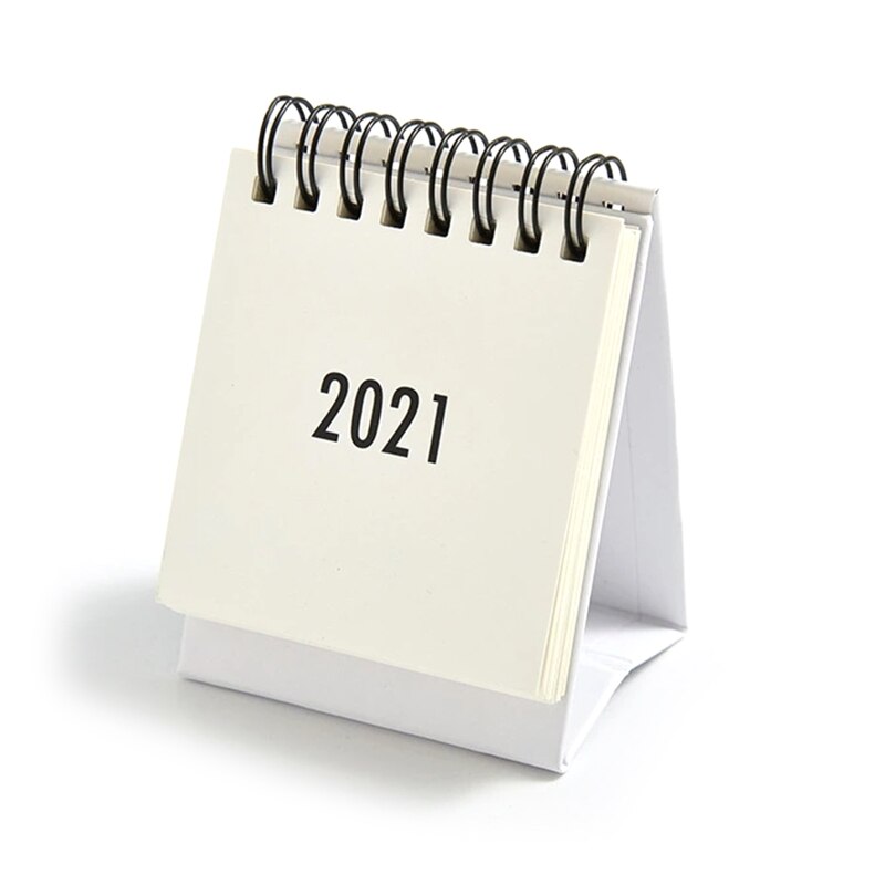 2021 semplice calendario serie in bianco e nero doppio ordine del giorno giornaliera organizzatore annuale per ufficio: bianca