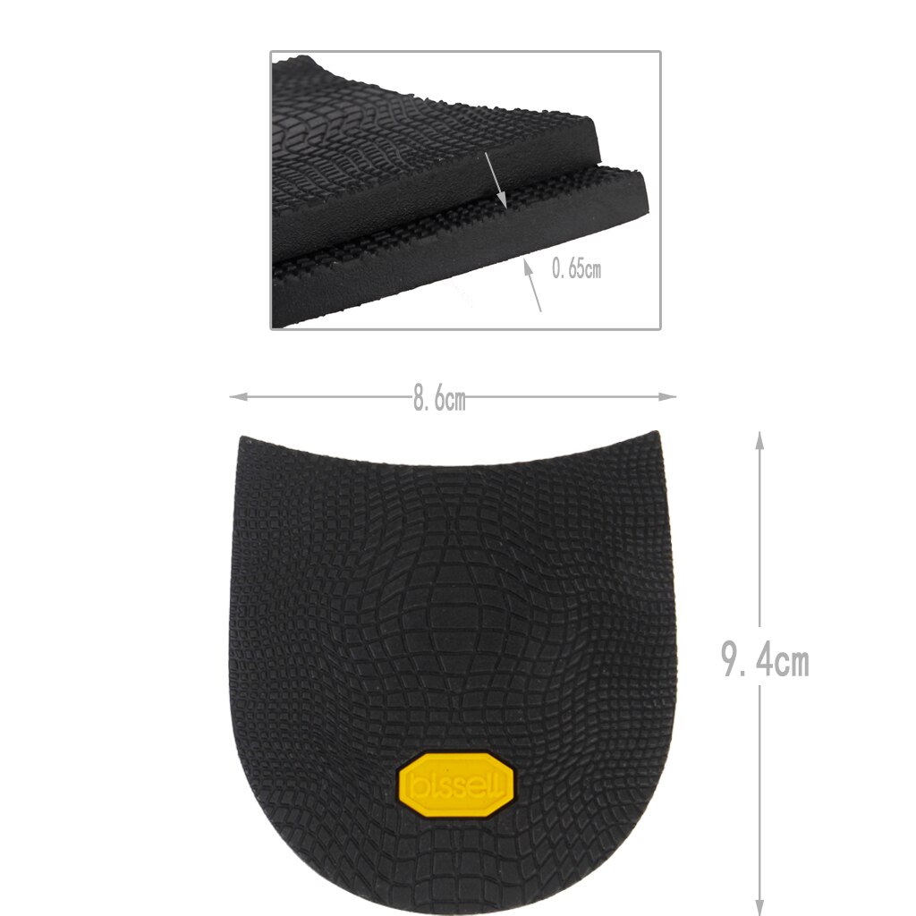 5 Paare Klassische Footful Korn Gummi Kleber Auf Fersen Schuhe Sohle Ersatz