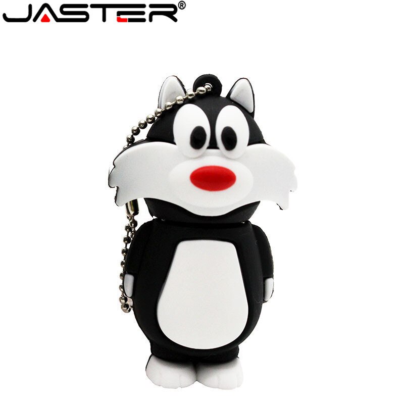 JASTER USB flash drive Cat pen drive USB Del Fumetto del bastone del usb 2.0 4GB 8GB 16GB 32GB 64GB di memoria del Bastone Pendrive U Disk