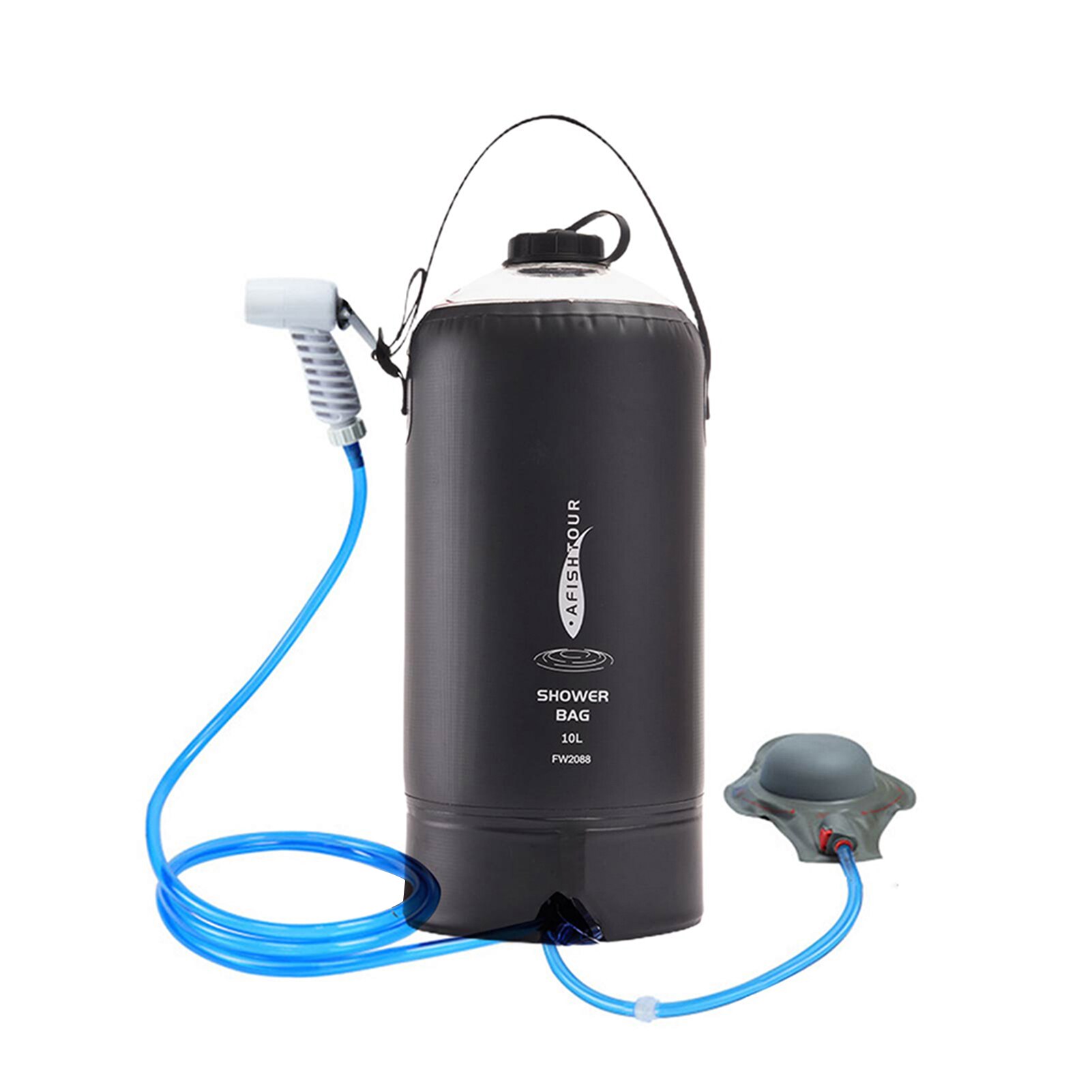 Sac de douche solaire 10l, sacs à eau 20l, Camping en plein air randonnée, sac de douche solaire Portable léger, pochette de bain de Camping