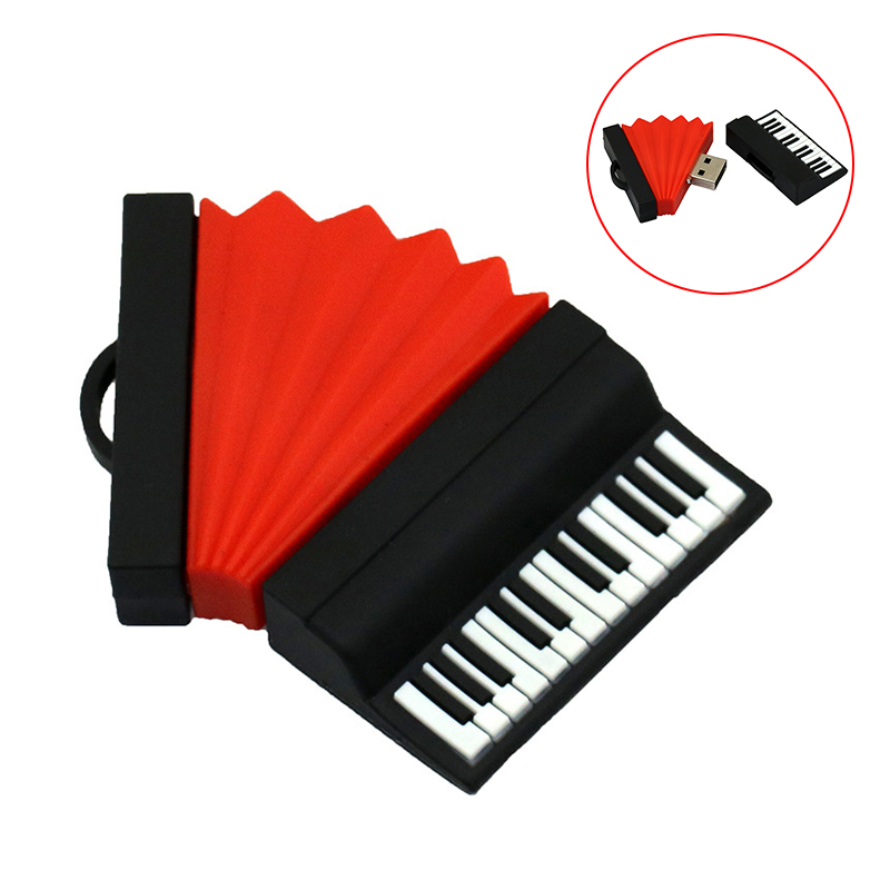 Muziekinstrument Accordeon Pendrive 2.0 4 8 16 32 64 128 256 Gb Usb Flash Drive 32Gb 256 Gb 64Gb 16Gb Flash Disk Usb Pen Drive