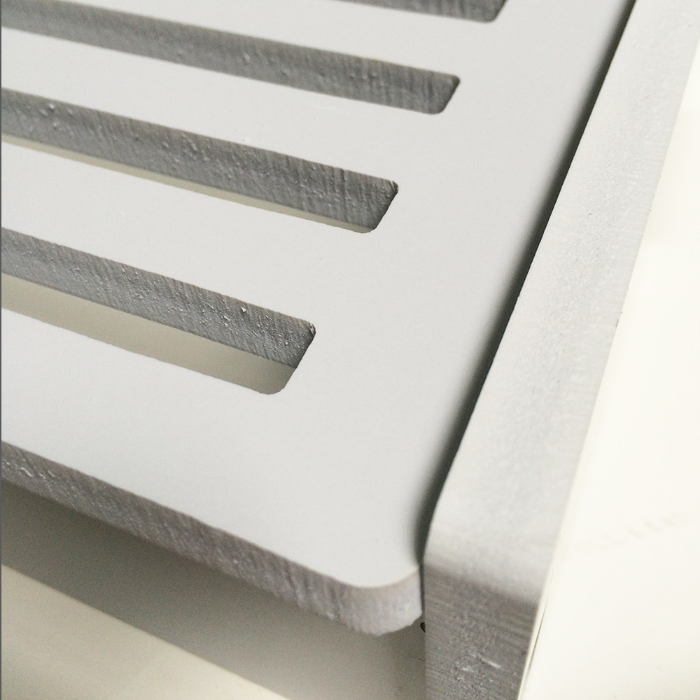 yazi Wifi Router Storage Box Wood-Plastic Shelf Wall Hangings Bracket Cable Organizer M L 2 Size