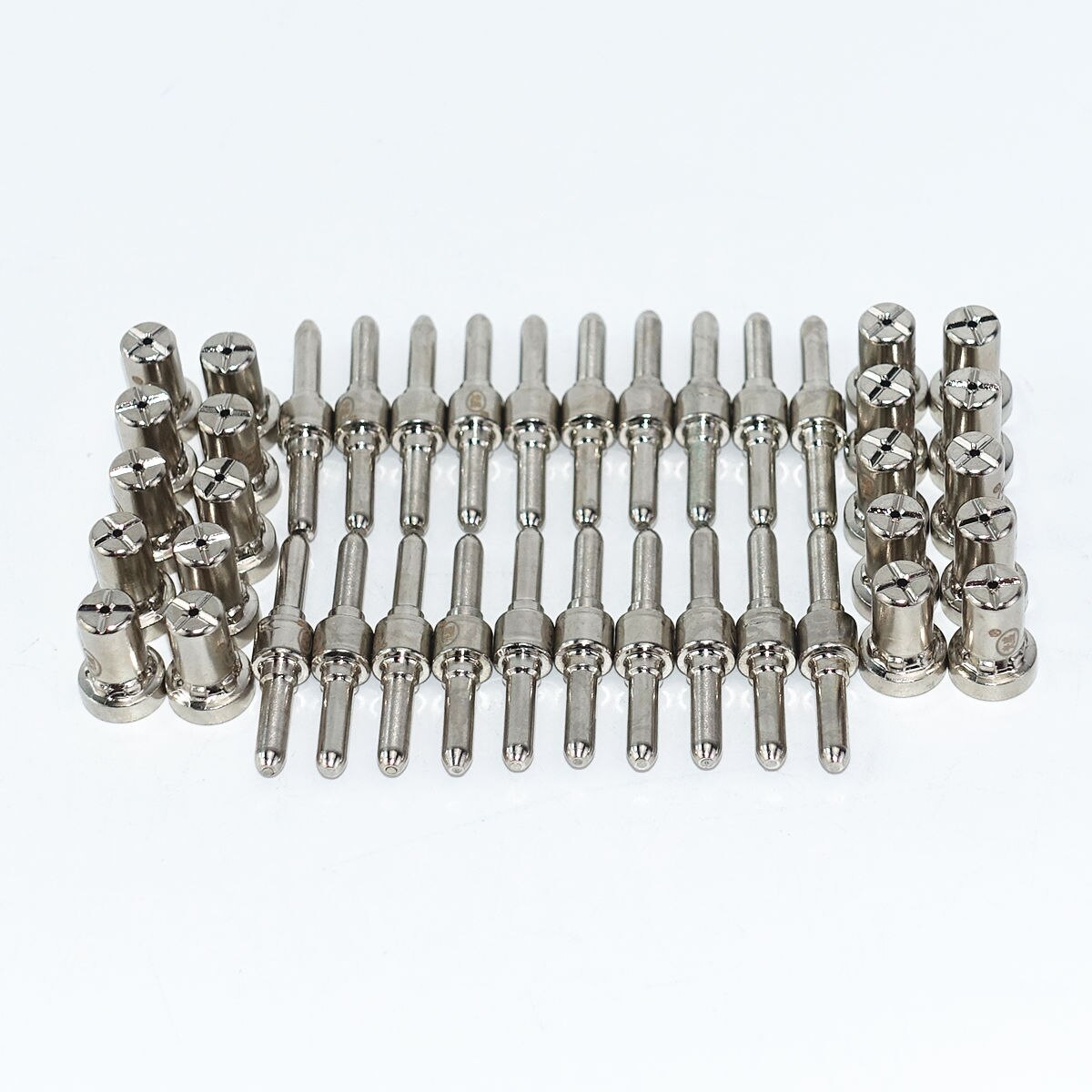 40pcs Plasma Cutting Torch Consumable Cutting Extended Long Plasma Cutter Kit 40A PT31 Plasma Torch Tip Electrode Nozzle