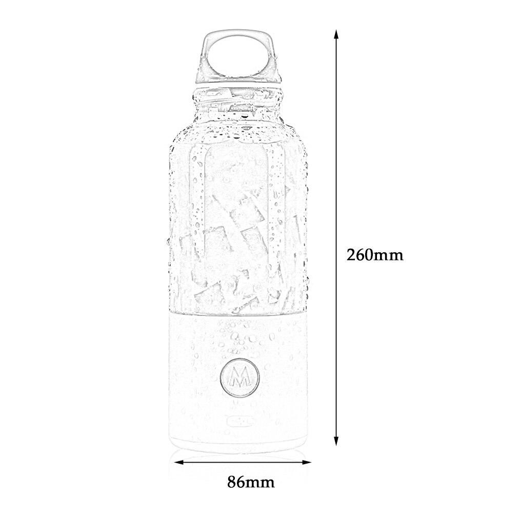 Draagbare Size Tweede Generatie Elektrische Fruit Groente Juicer Draadloze Led Indicator Oplaadbare Juice Extractor Juicer Cup