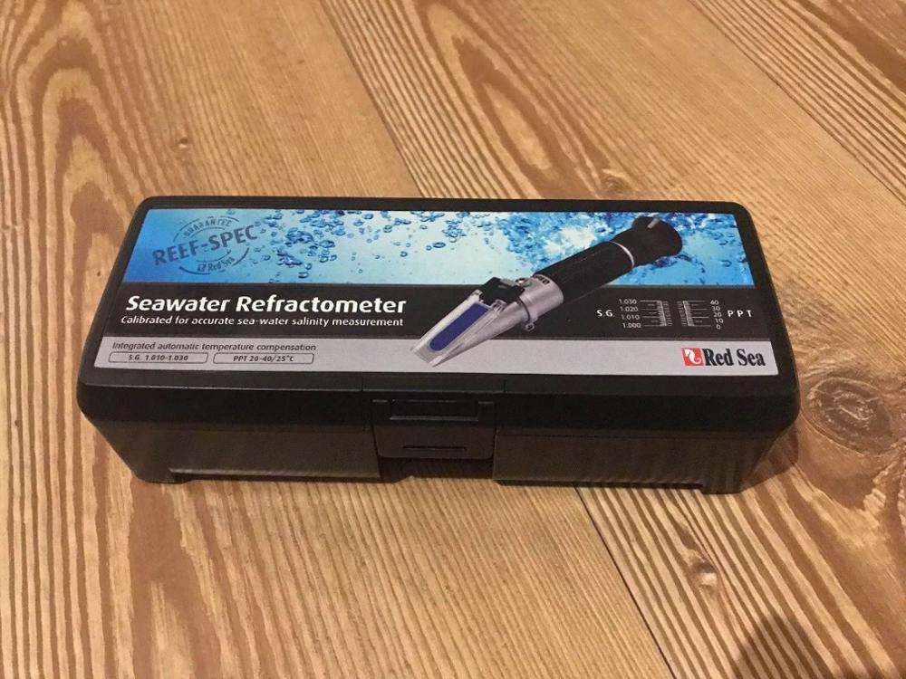 RED SEA SEAWATER REFRACTOMETER AQUARIUM SALINITY SALTWATER TESTING HYDROMETER