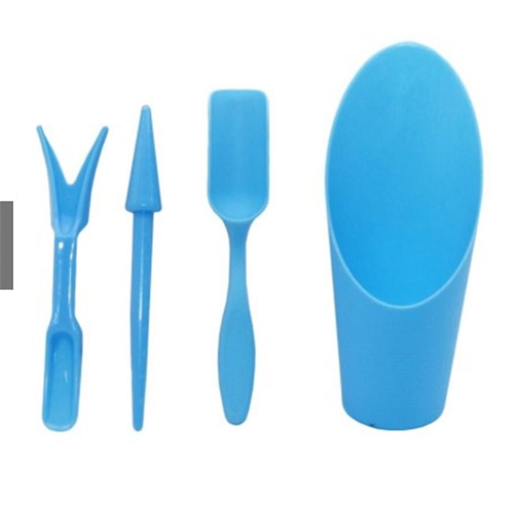 Kit Outils Jardin MIVOS - 4 Pièces - Plantoir, Truelle, Binette, Râteau - Plastique Renforcé Fibre Verre