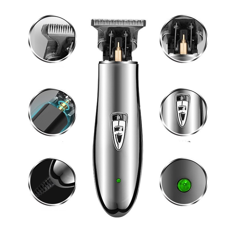 Tondeuses à cheveux pour hommes-barbiers lame sans fil hommes tondeuse à cheveux tondeuse à barbe coupe de cheveux et Kit de toilettage Rechargeable