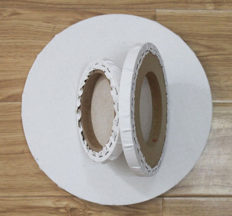 Round wooden box frame blank stretch acrylic paint board art canvas