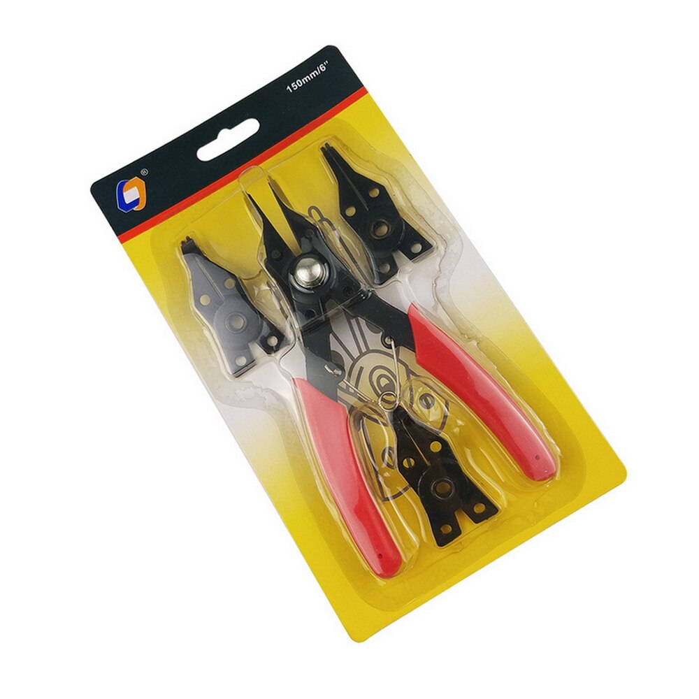4-in-1 Multifunctionele Borgveertang Vier Headed Tangen Sluiting As Gebruikt Lente Demontage Puller Springs Multitool set