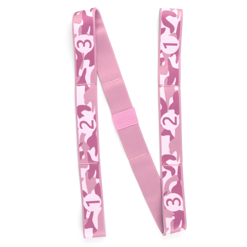 Yoga Elastische Band Oefening Fitness Band Anti Slip Elastische Bandage: Roze