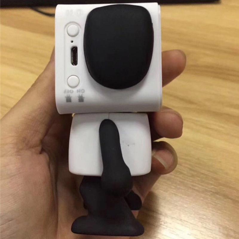 Wireless Swing Dog Bluetooth Speaker Stereo Bass Portable Loudspeaker Box Small Dog Intelligent Dancing